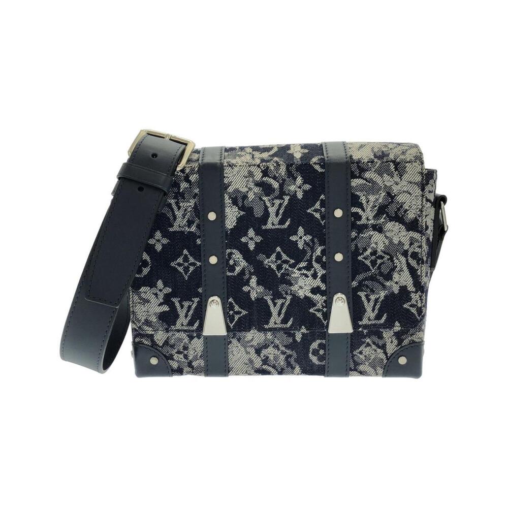Louis Vuitton Monogram Tapestry Trunk Messenger M57282 Shoulder Bag